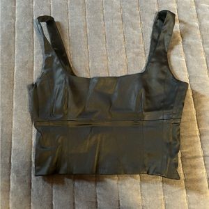 Aritzia Wilfred Satin Corset Top